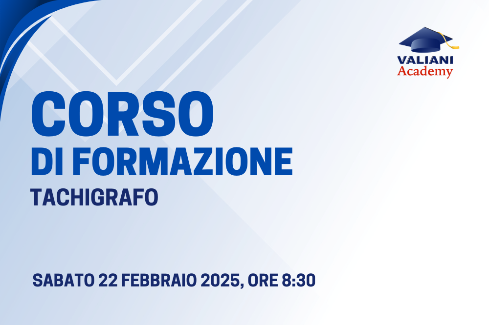 corso formazione tachigrafo 22 febbraio 2025