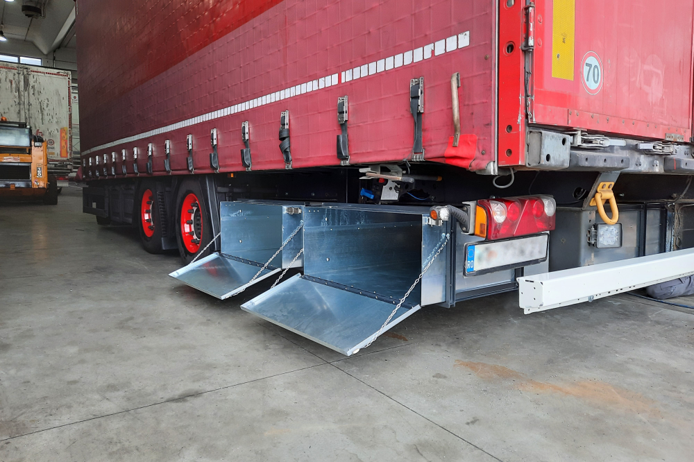 costruzione porta pallet verniciatura rimorchio