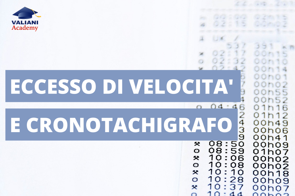 eccesso di velocità e cronotachigrafo