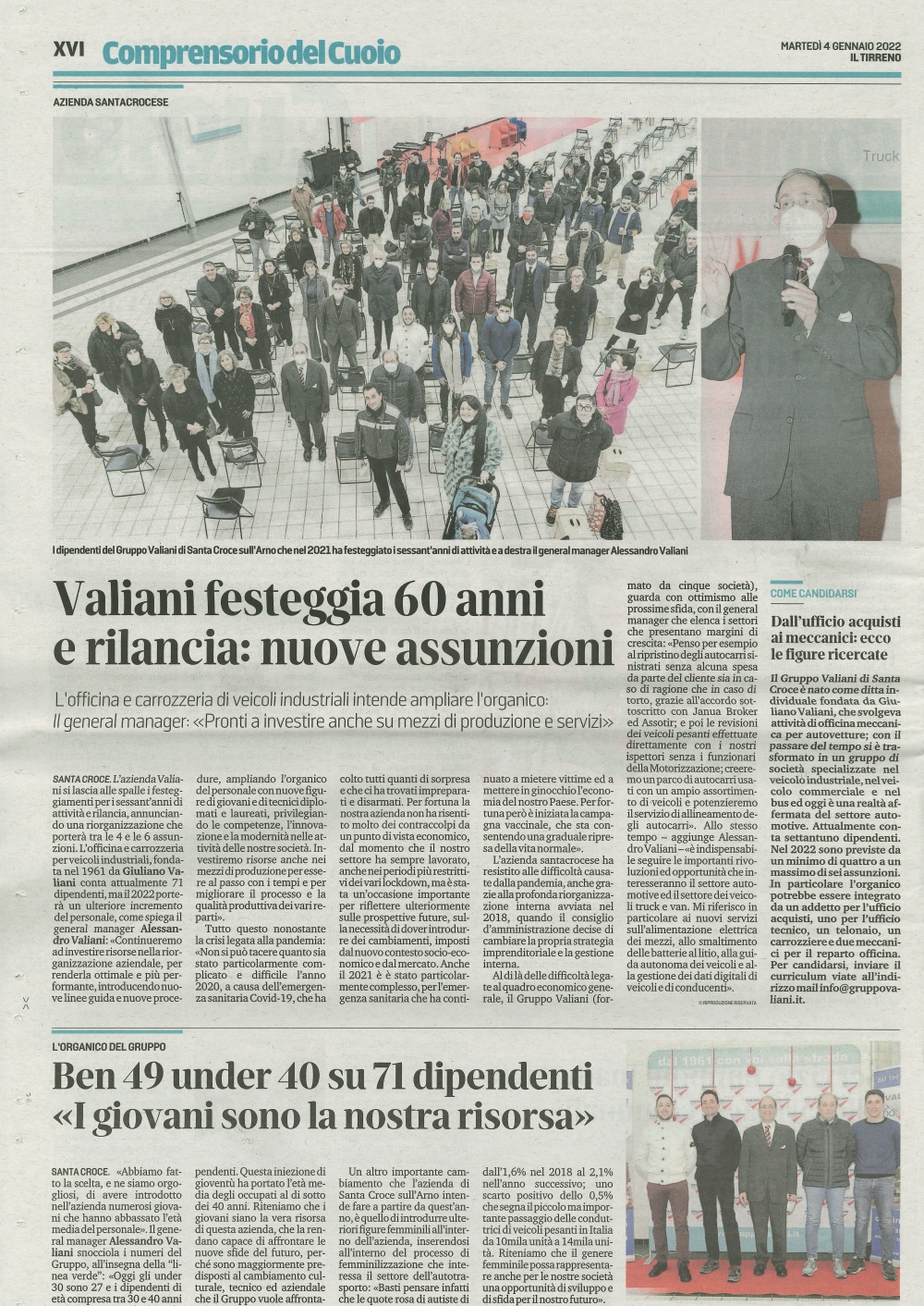 gruppo valiani il tirreno