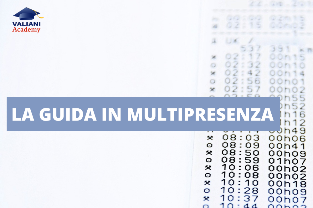 guida in multipresenza tachigrafo