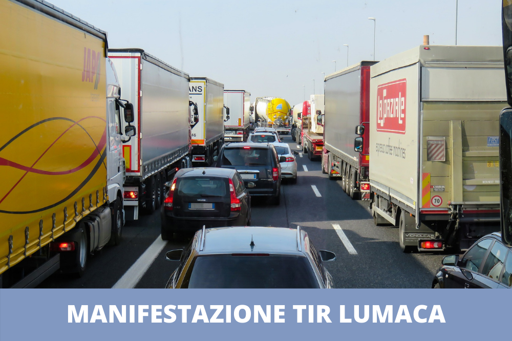 manifestazione tir lumaca