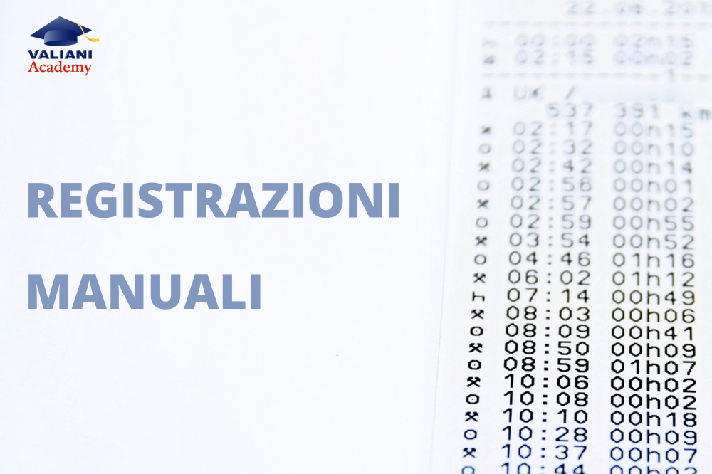 registrazioni manuali carta tachigrafica